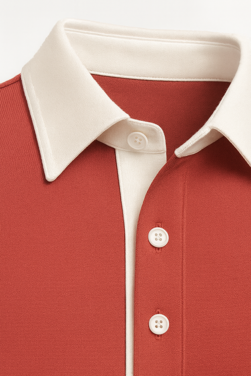 Polo Knit Red - Emiral Couture