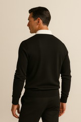 Polo Knit Black