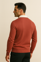 Polo Knit Red - Emiral Couture