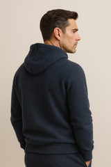 Calinto Hooded Zip Knit - Emiral Couture