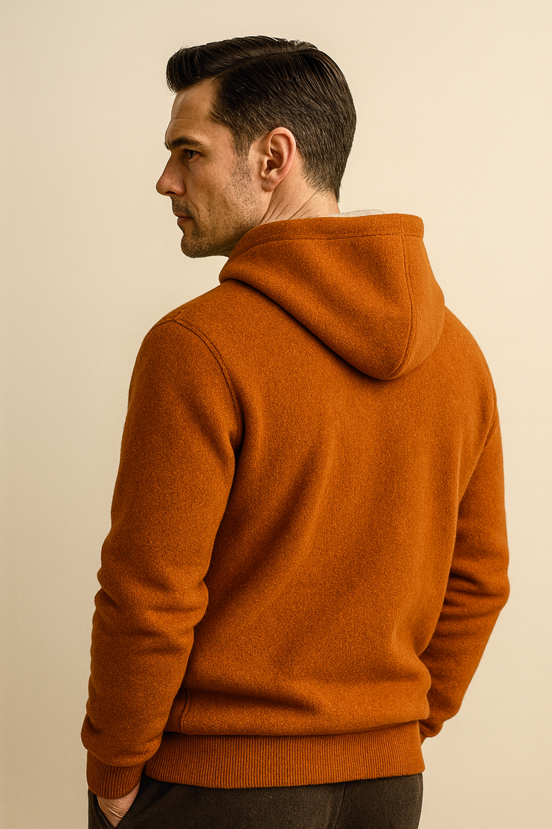 Calinto Hooded Zip Knit