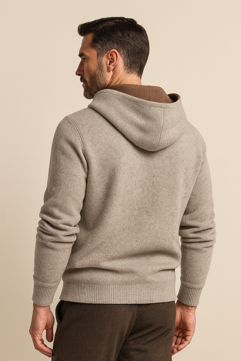 Calinto Hooded Zip Knit