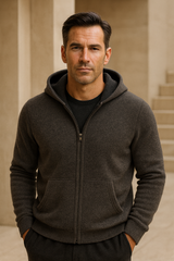 Calinto Hooded Zip Knit