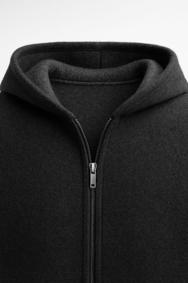 Calinto Hooded Zip Knit