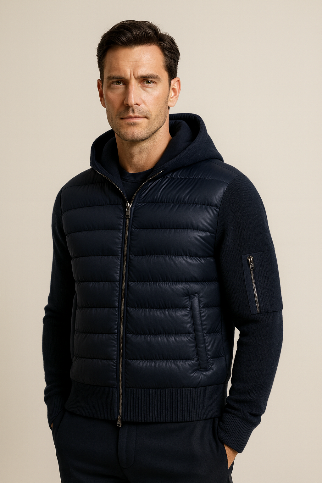 Valmero Zip Jacket Navy