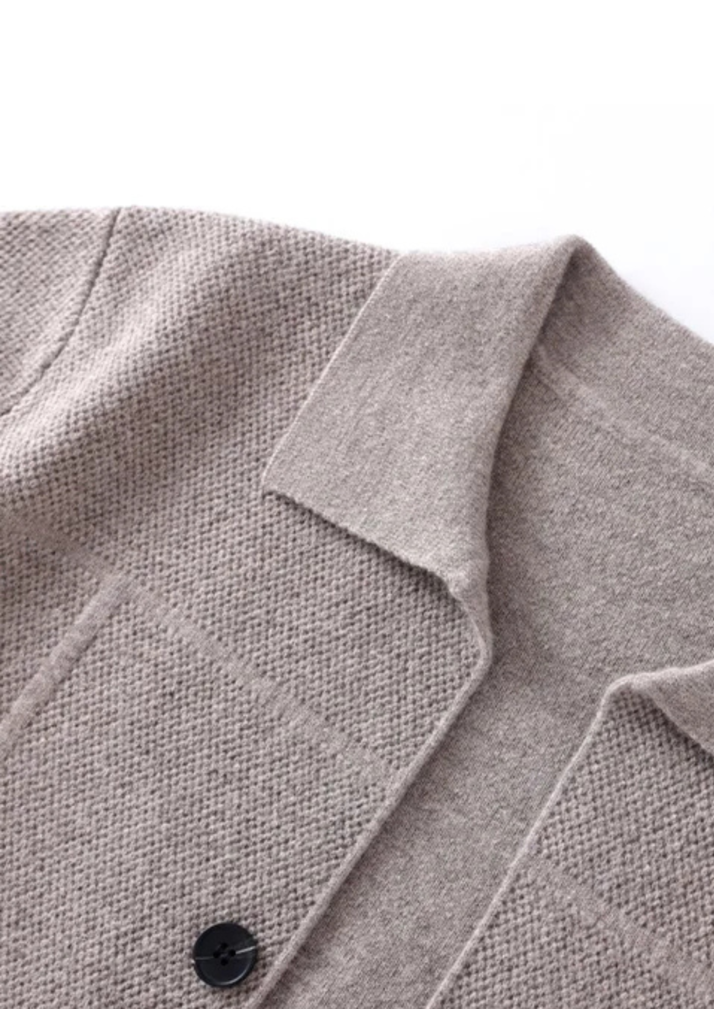 Valero Cashmere Cardigan Grey - Emiral Couture