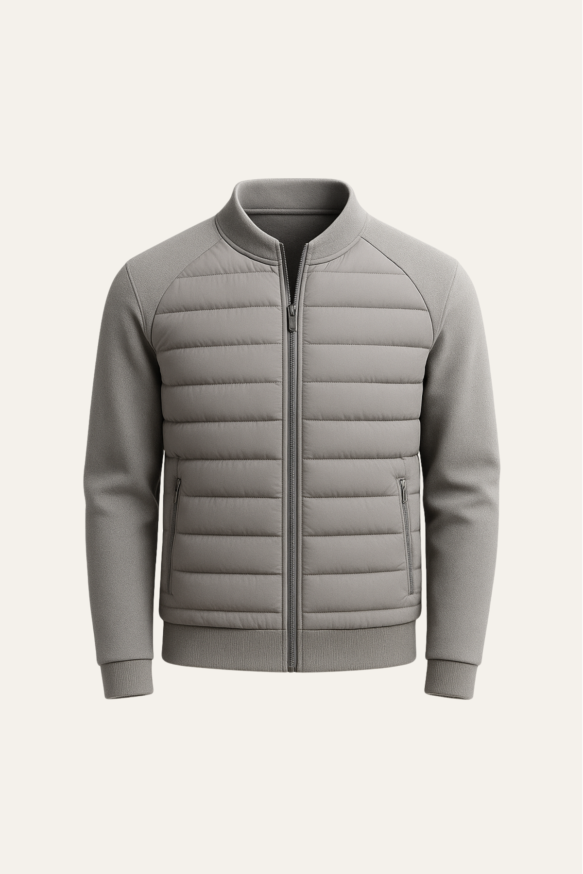 Sorrento Wool Padded Jacket Grey
