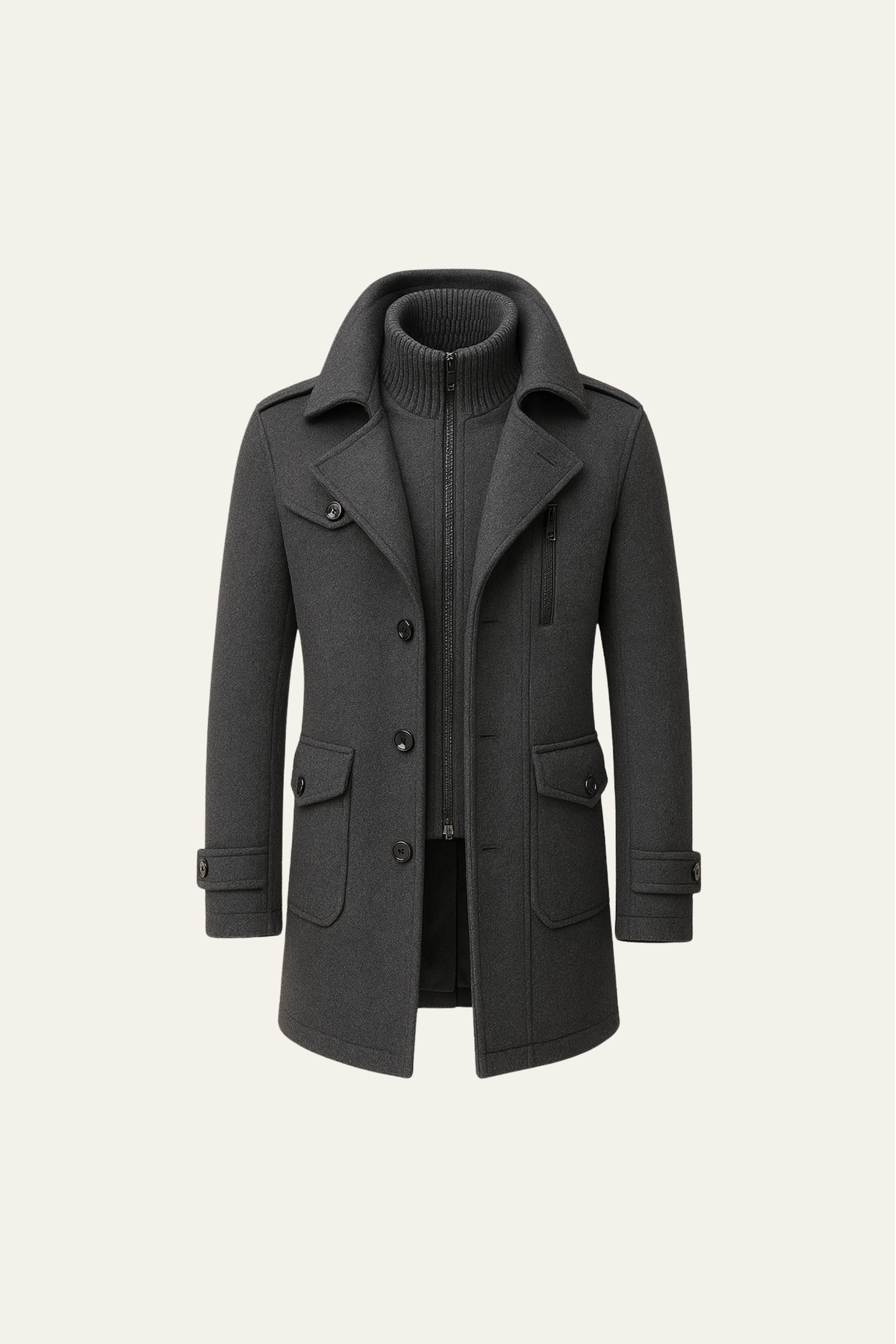 Melvin Field Coat Grey