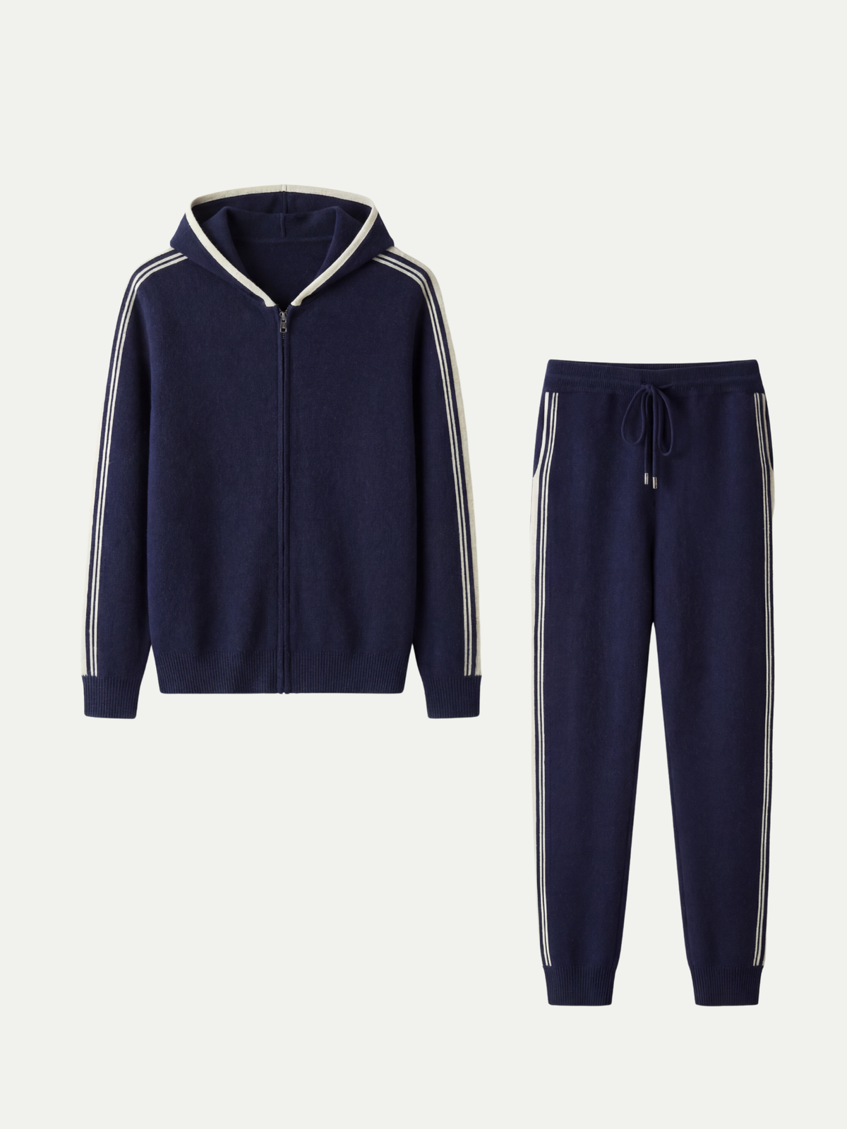 Sion Cashmere Tracksuit Navy
