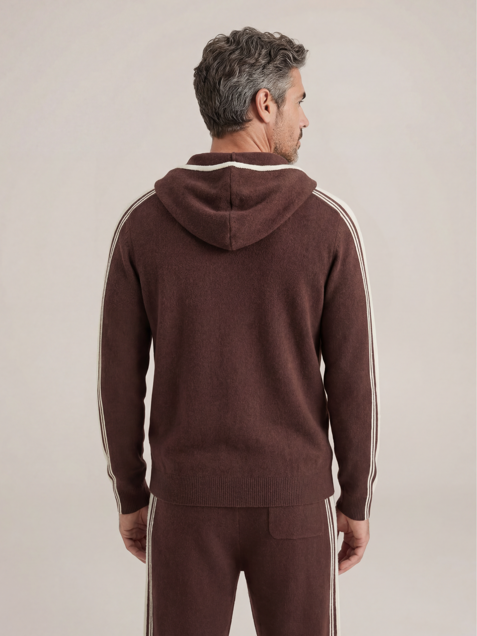 Sion Cashmere Tracksuit Brown