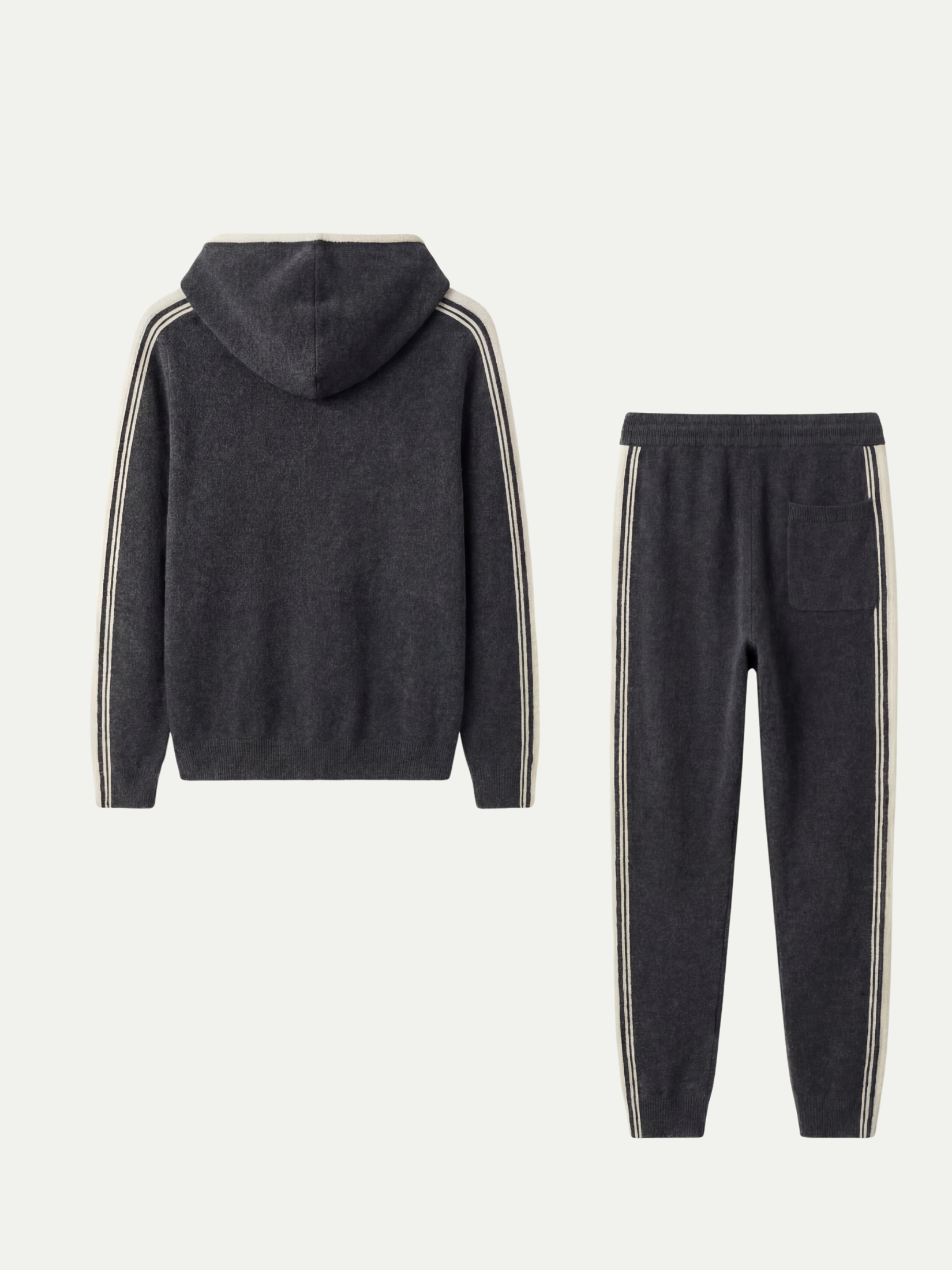 Sion Cashmere Tracksuit Dark Grey
