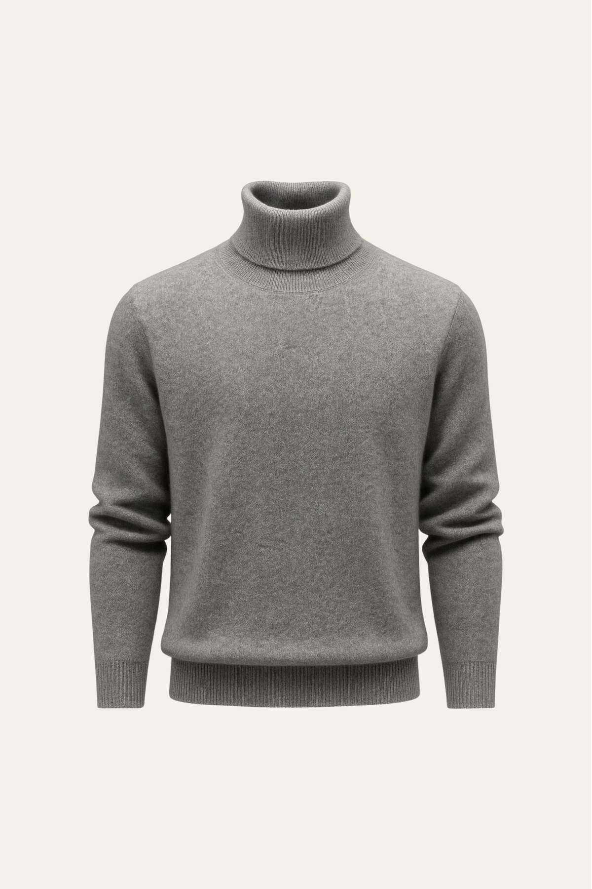Carezza Cashmere Turtleneck Grey