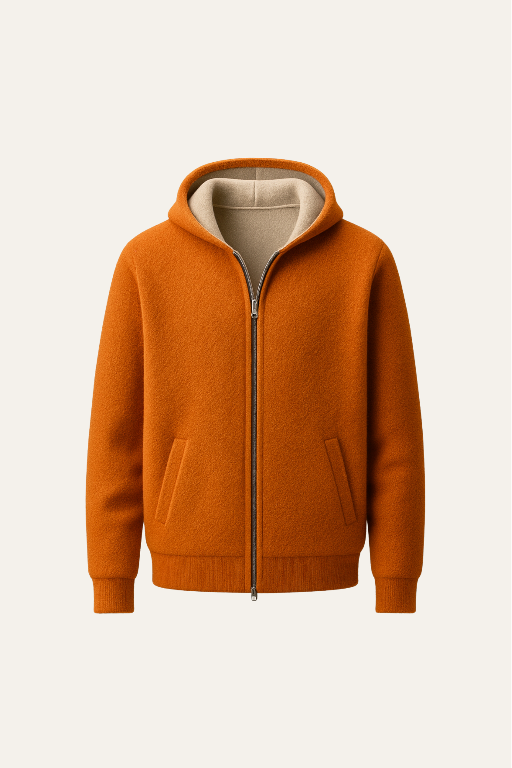 Calinto Hooded Zip Knit - Emiral Couture