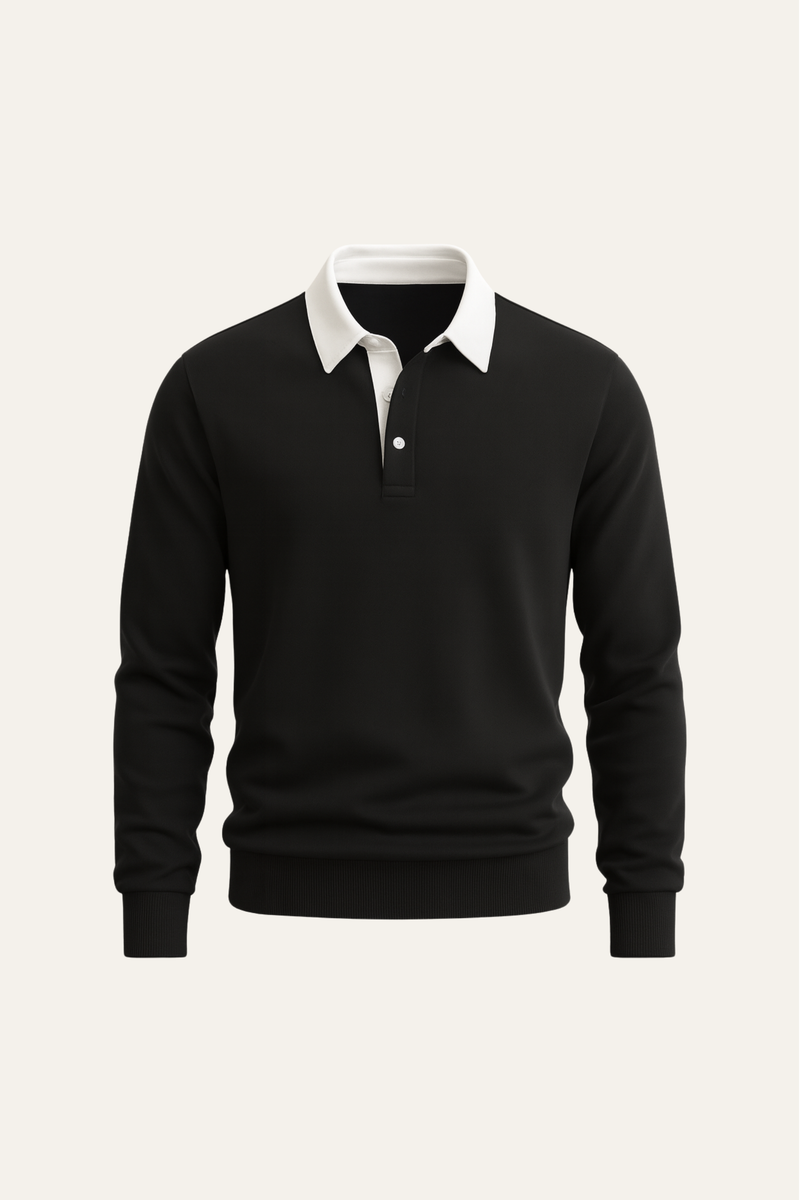 Polo Knit Black