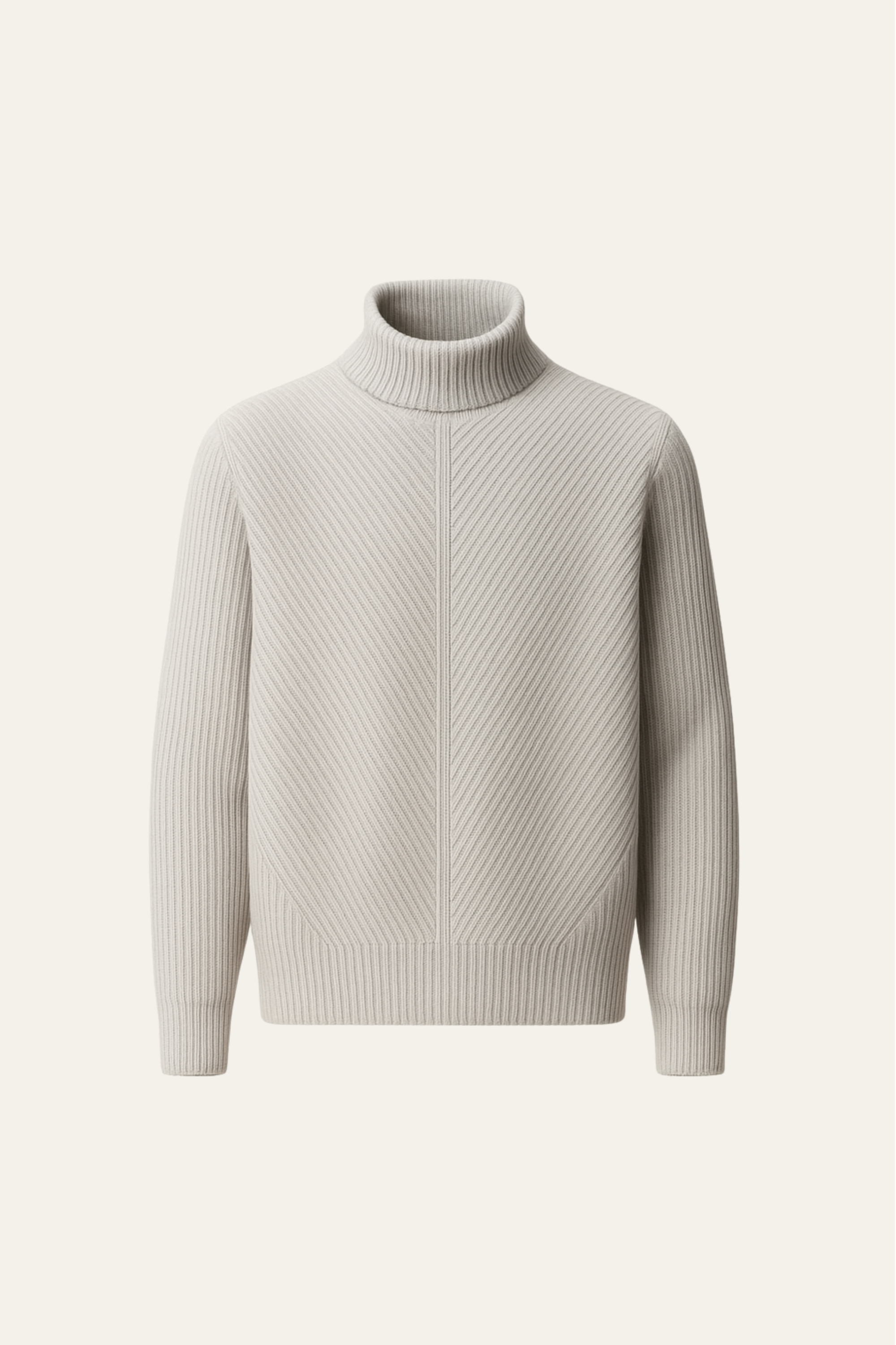 Montari Merino Wool Knit Grey - Emiral Couture