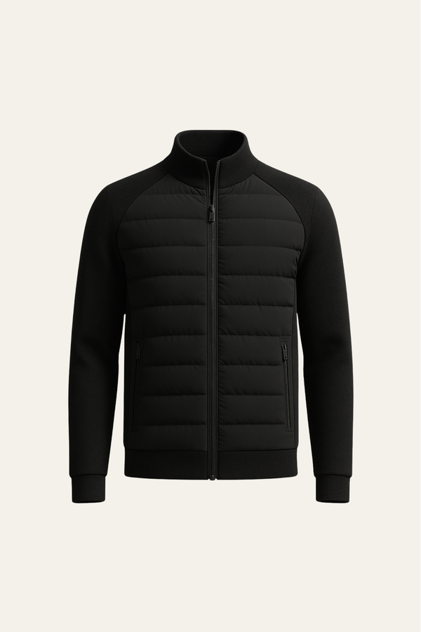 Sorrento Wool Padded Jacket Black