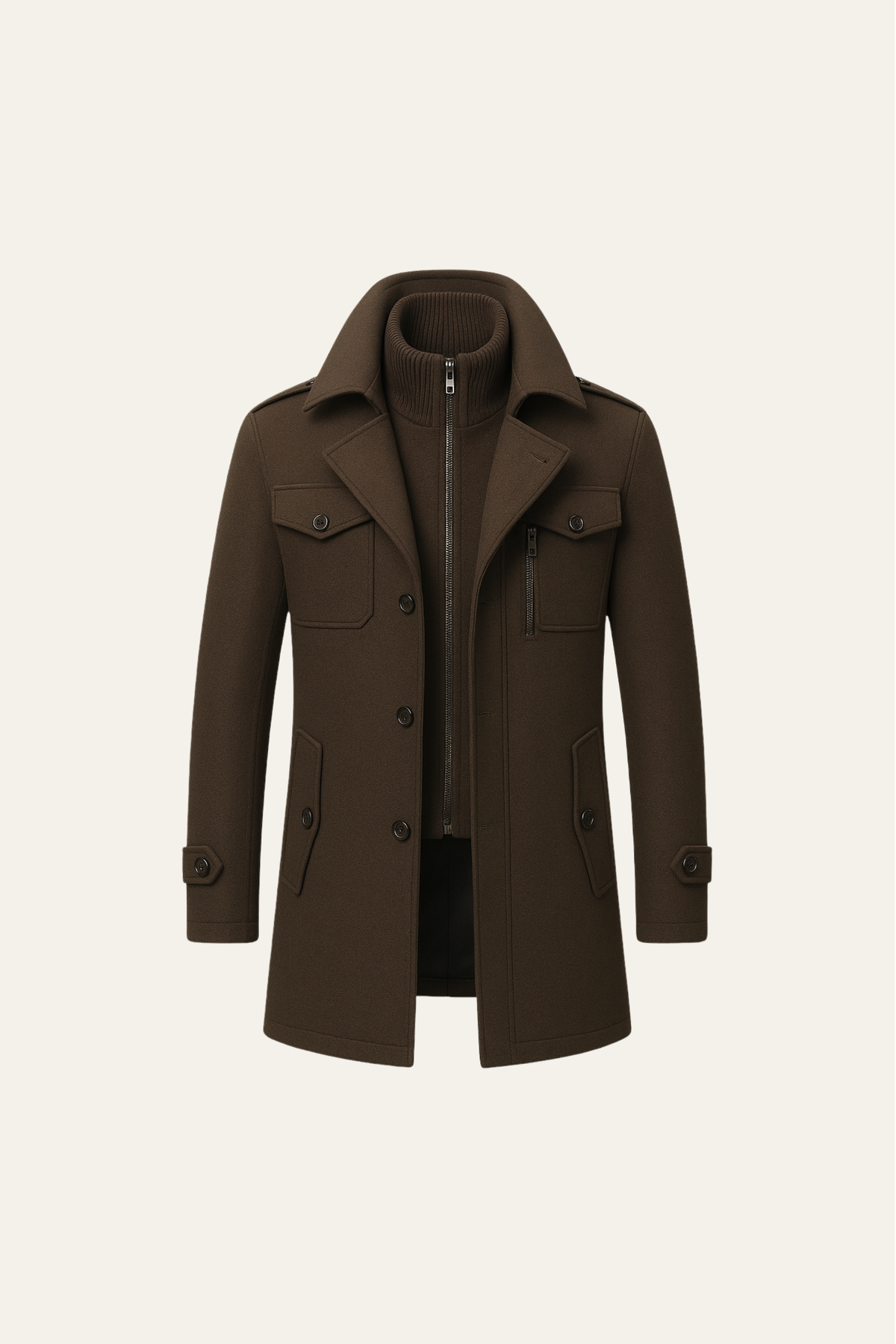 Melvin Field Coat Brown