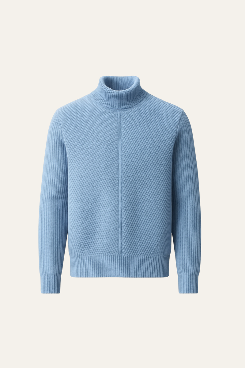 Montari Merino Wool Knit Blue