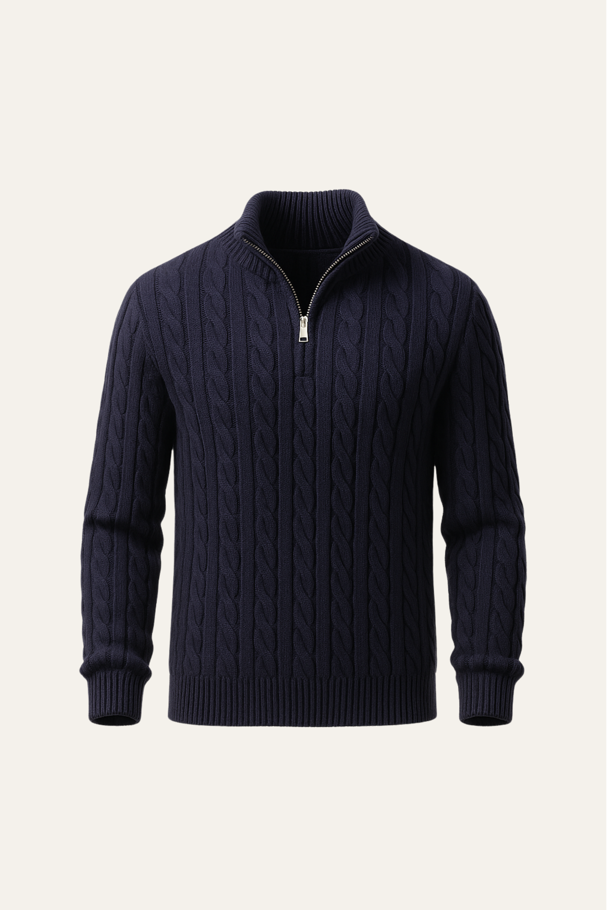Bergamo Cable Knit Navy
