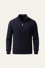 Bergamo Cable Knit Navy