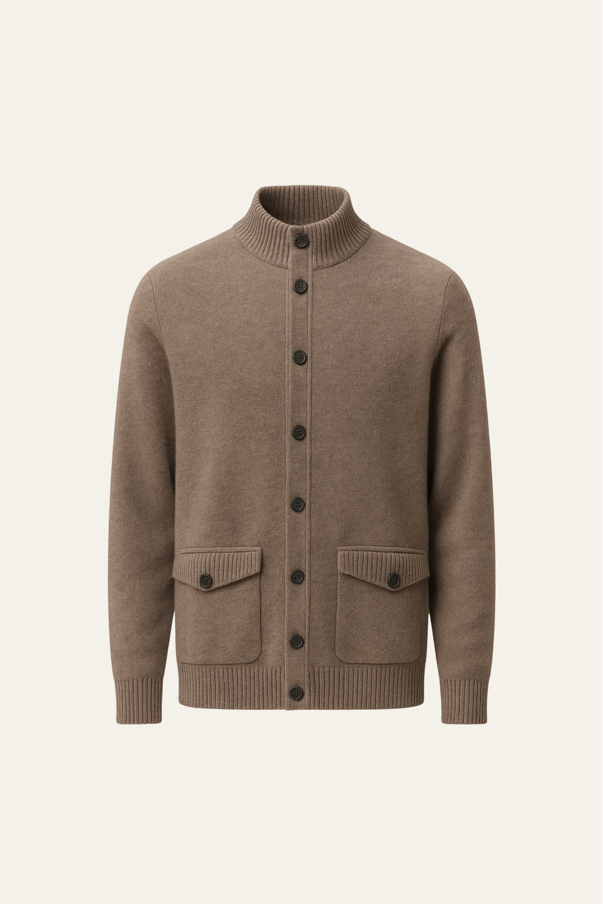 Giotto Cashmere Cardigan Mocha