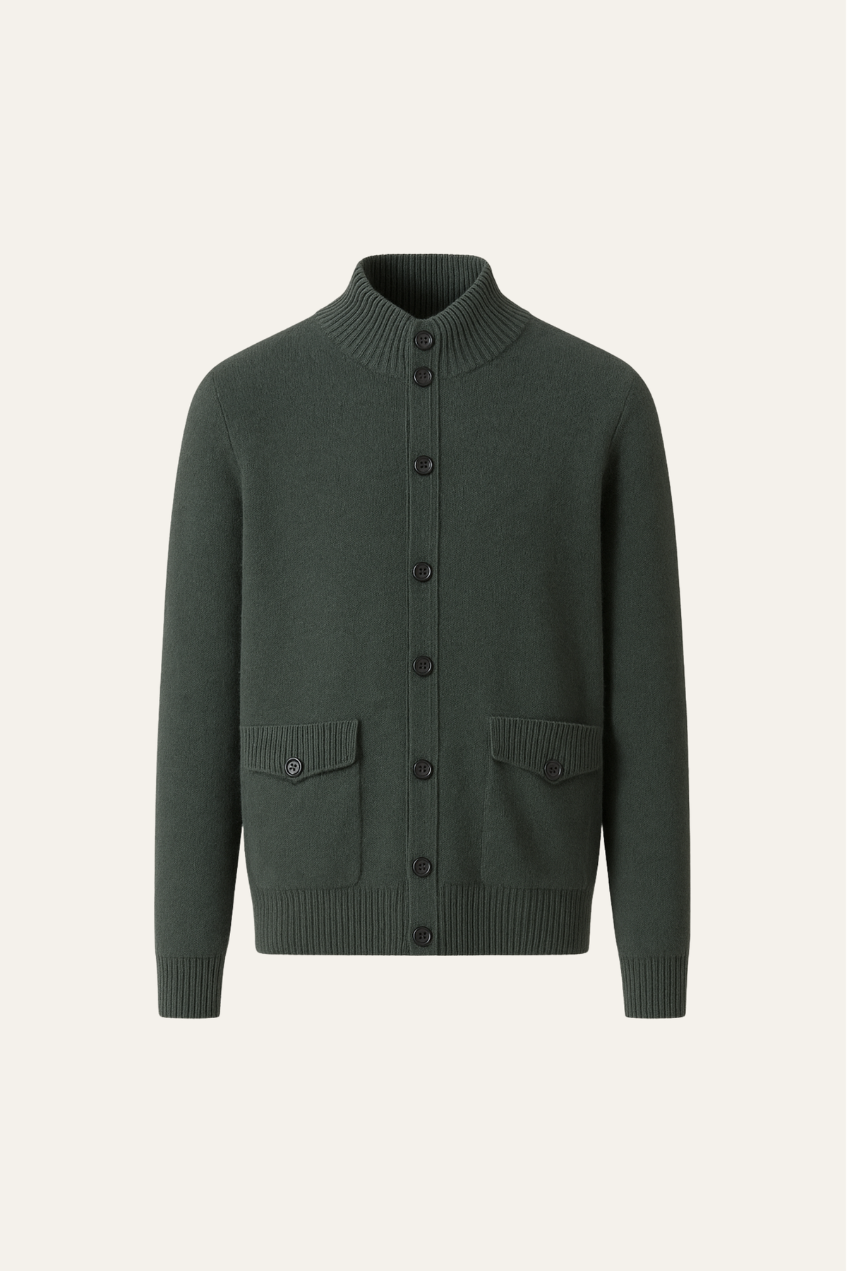 Giotto Cashmere Cardigan Forest