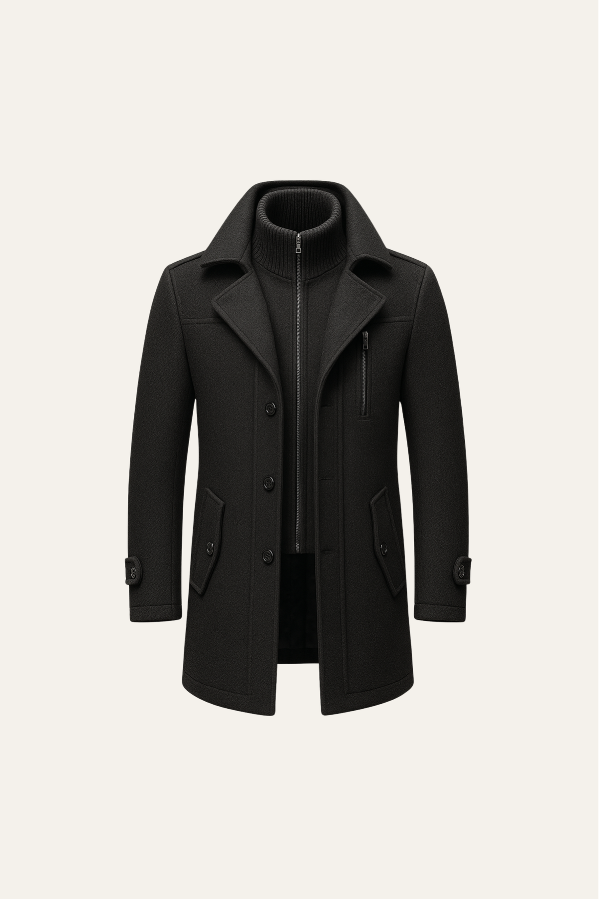 Melvin Field Coat Black