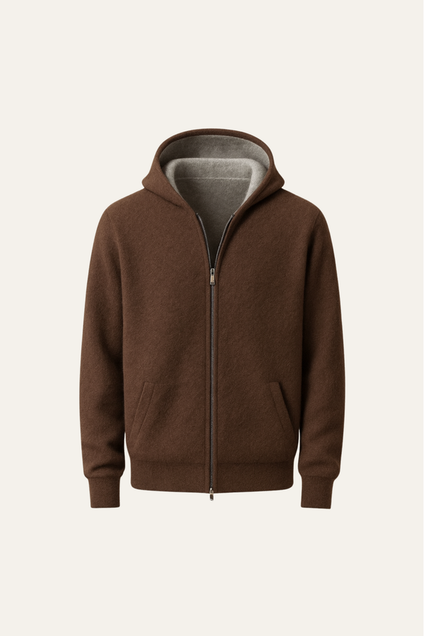 Calinto Hooded Zip Knit