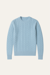 Cortona Cashmere Knit Blue