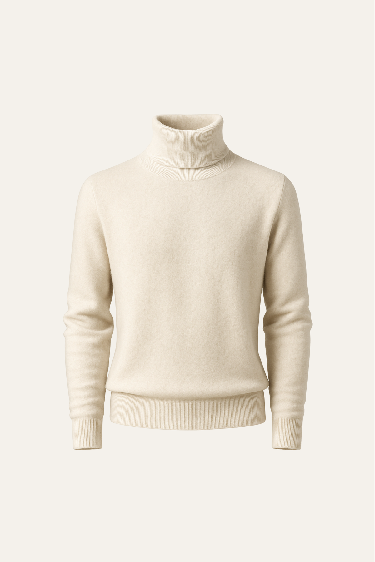 Carezza Cashmere Turtleneck Ivory