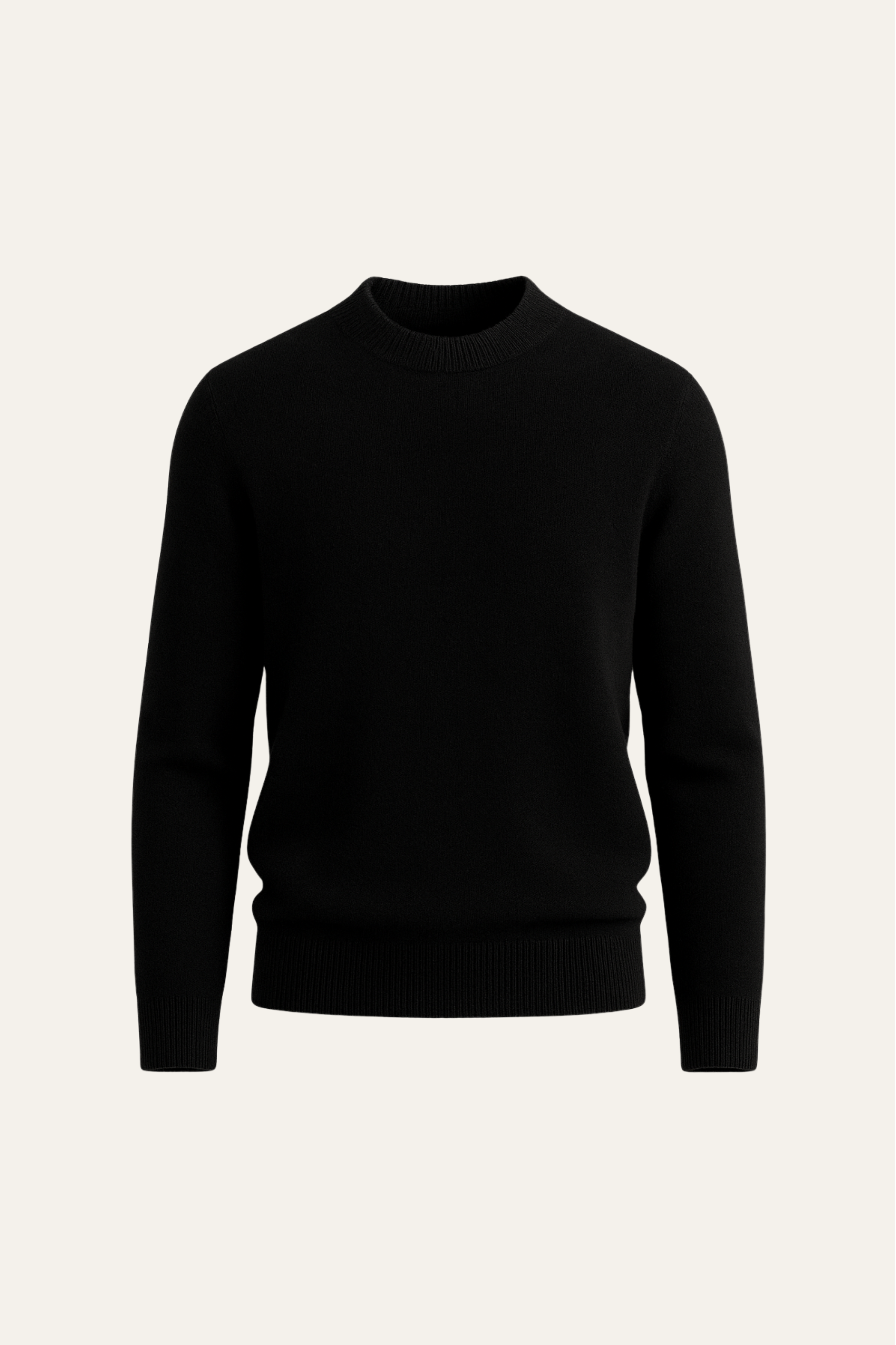 Santiano Cashmere Knit Black - Emiral Couture