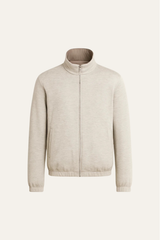 Reverso Bomber Jacket Taupe - Emiral Couture