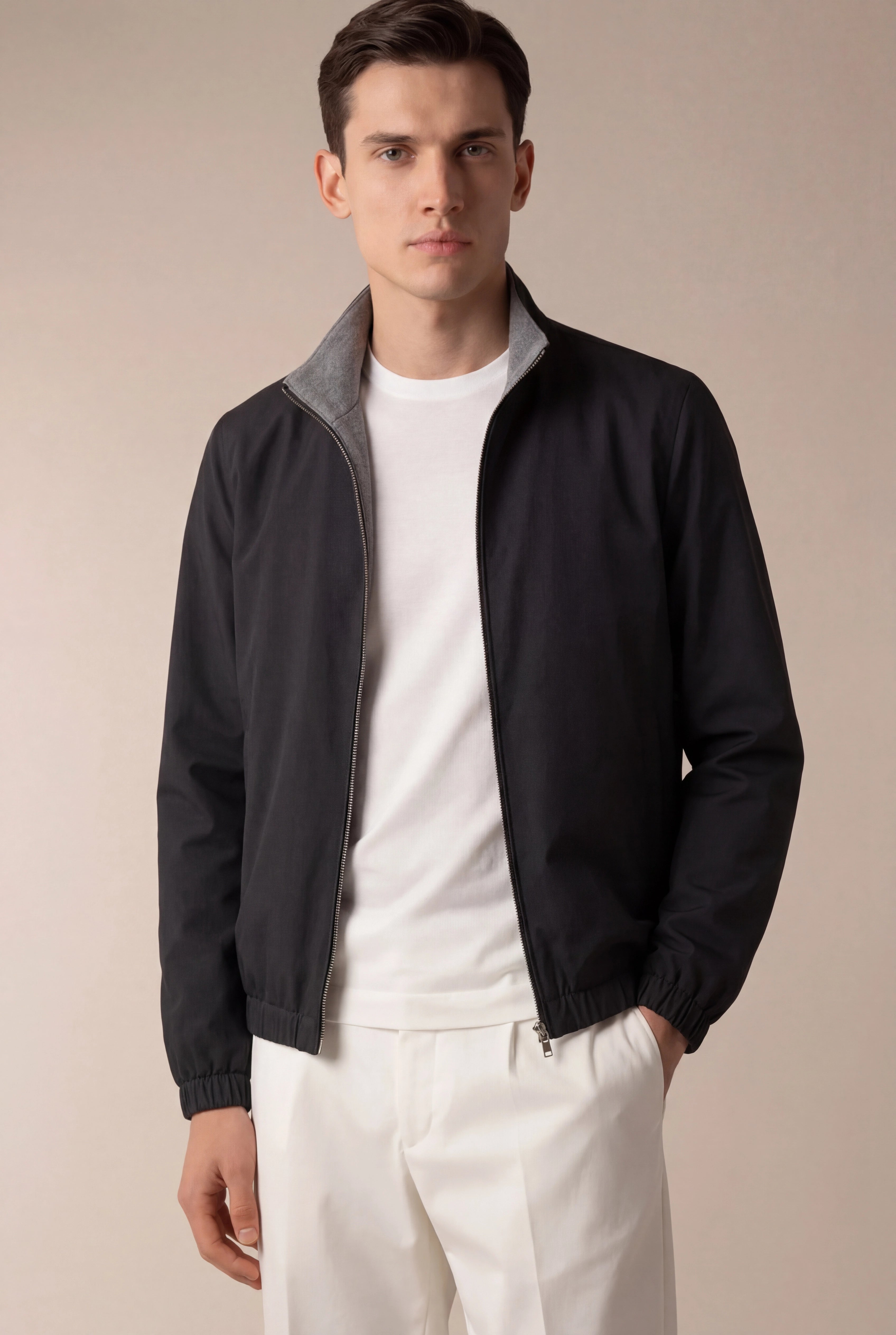 Tech Reversible Jacket Black