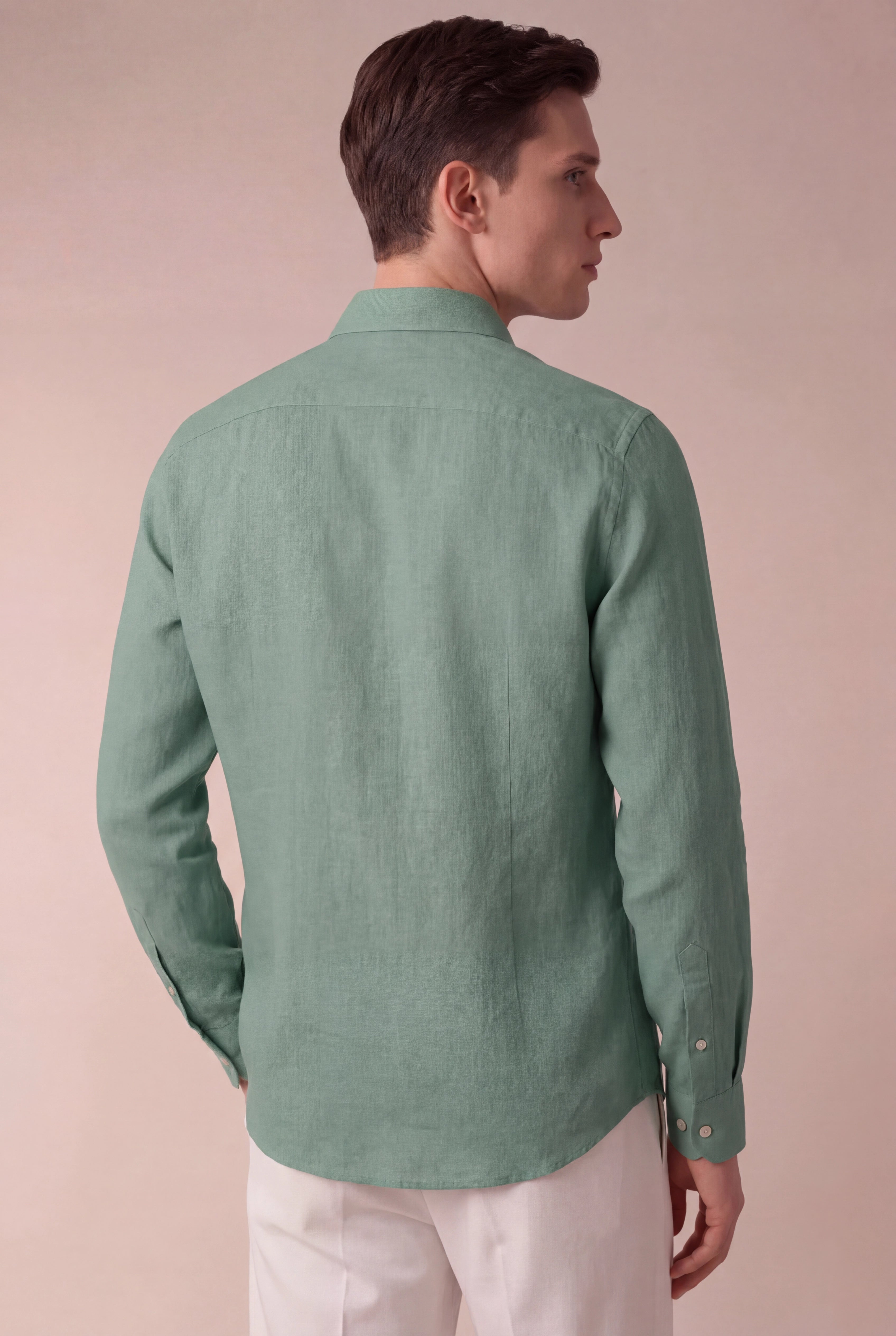 Capri Linen Shirt Green