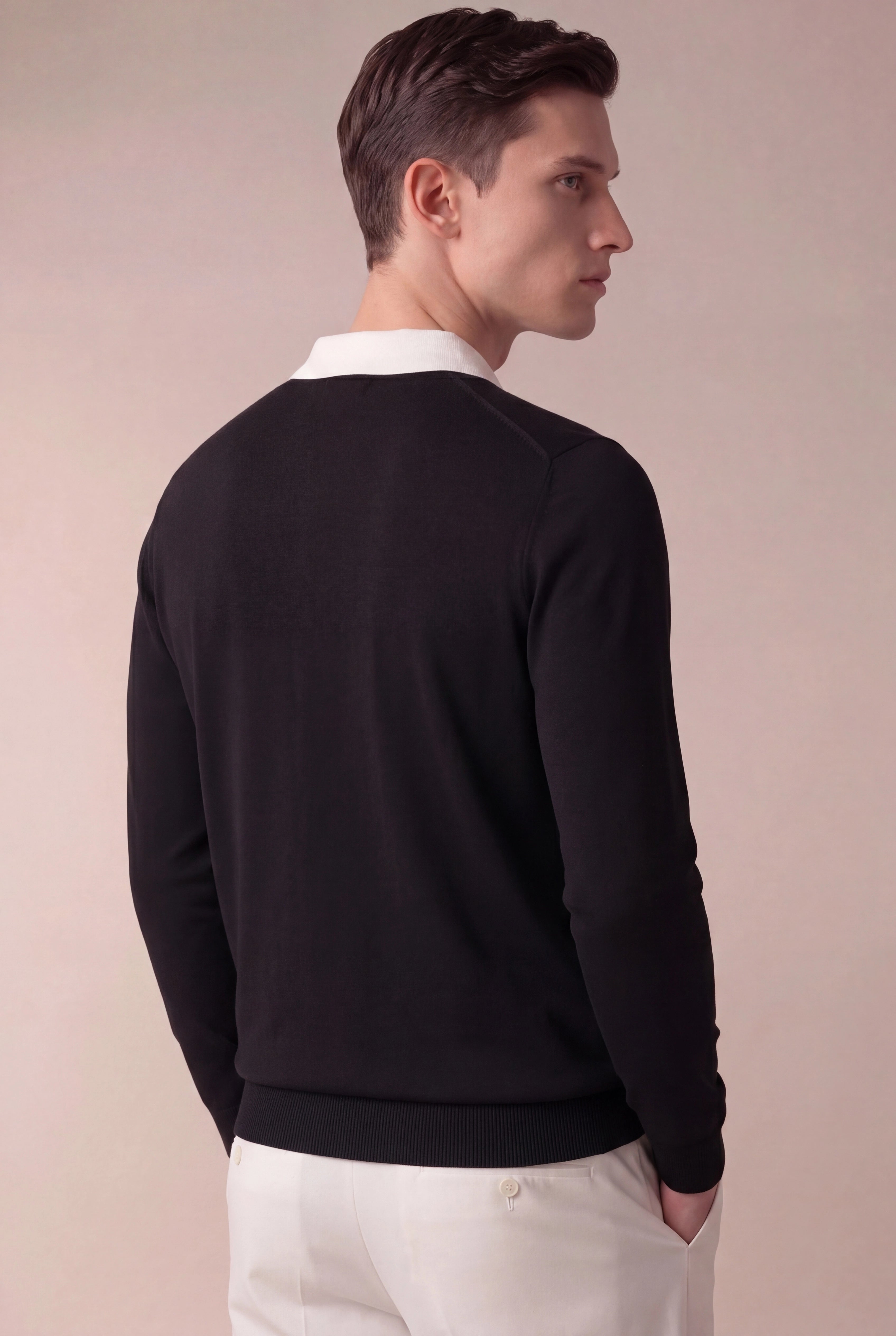 Polo Knit Black
