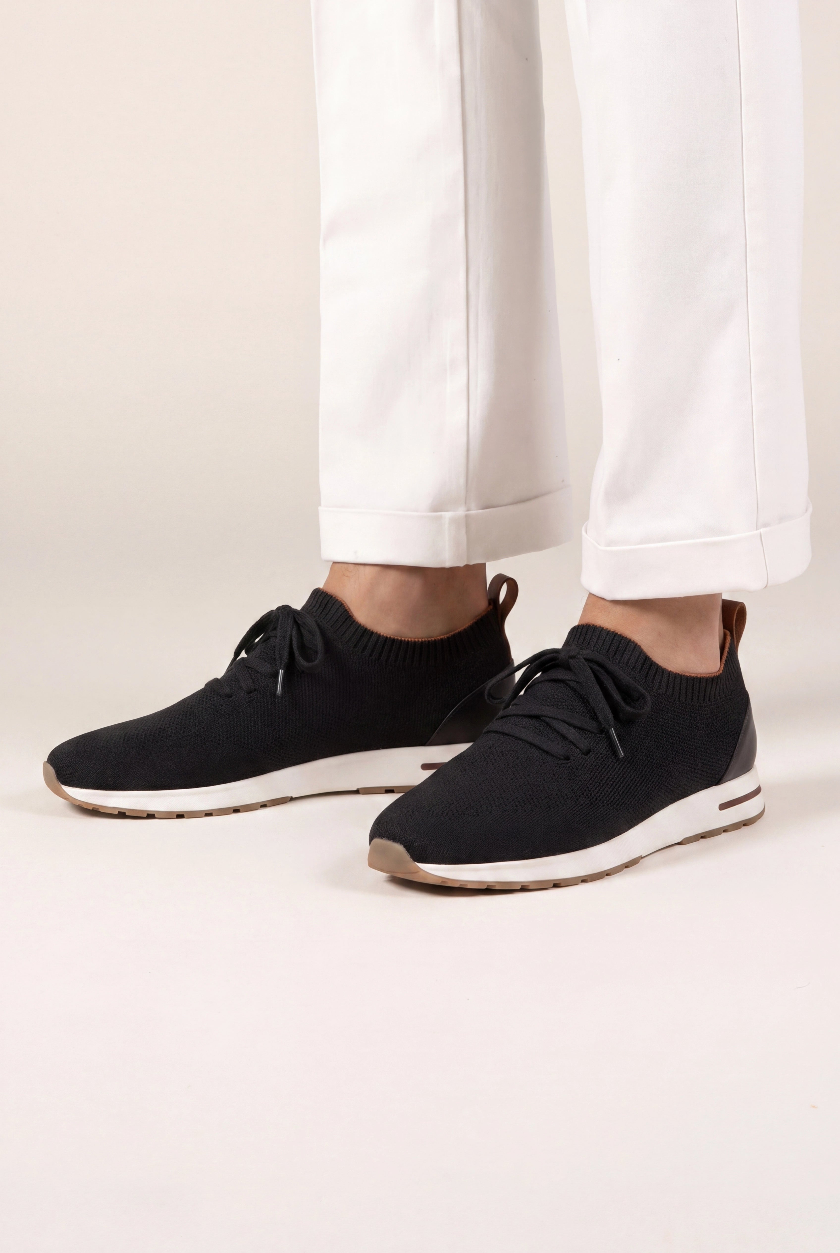 Light Black Active Knit Sneaker