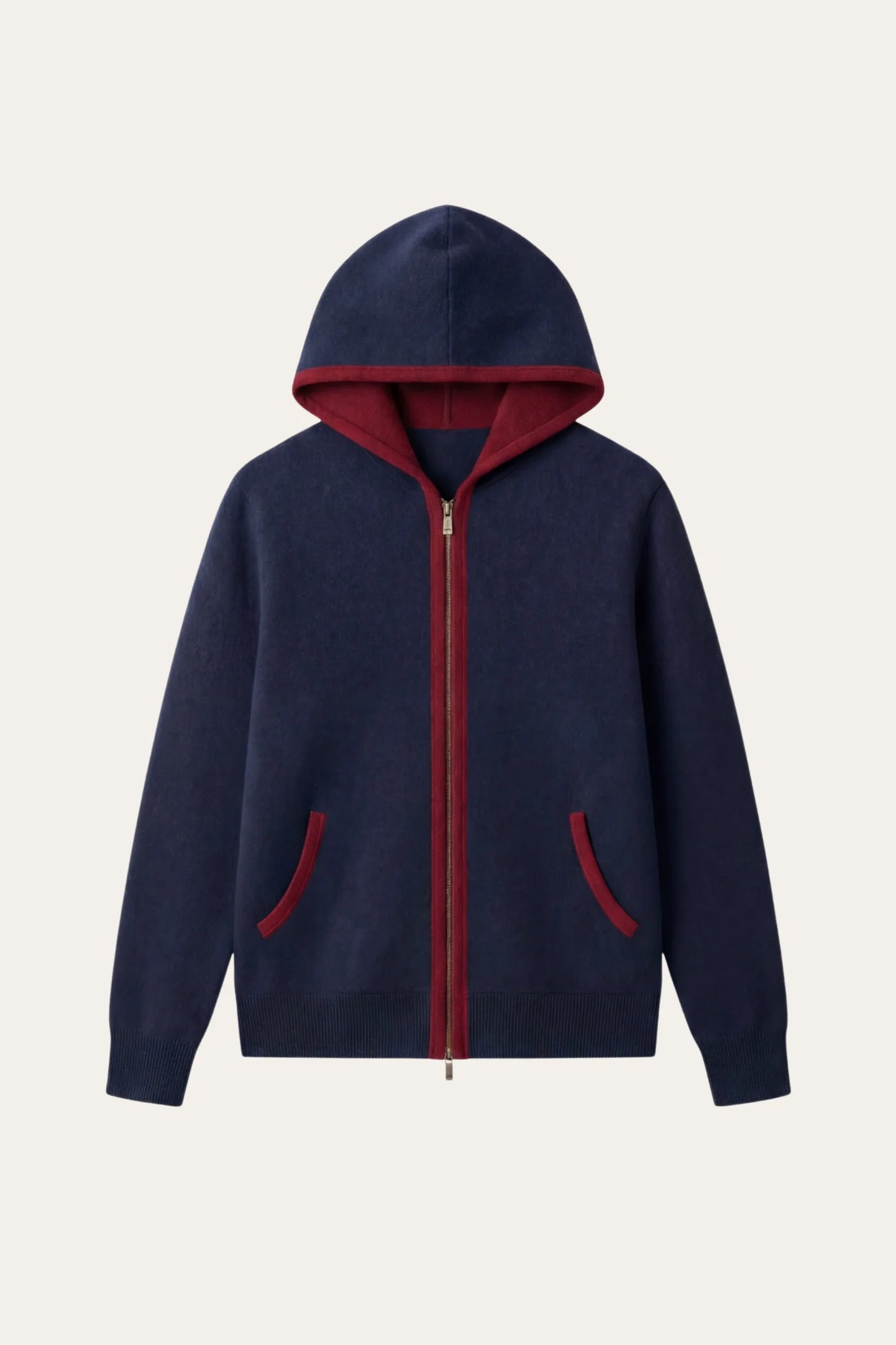 SANTONI CLASSIC HOODIE NAVY