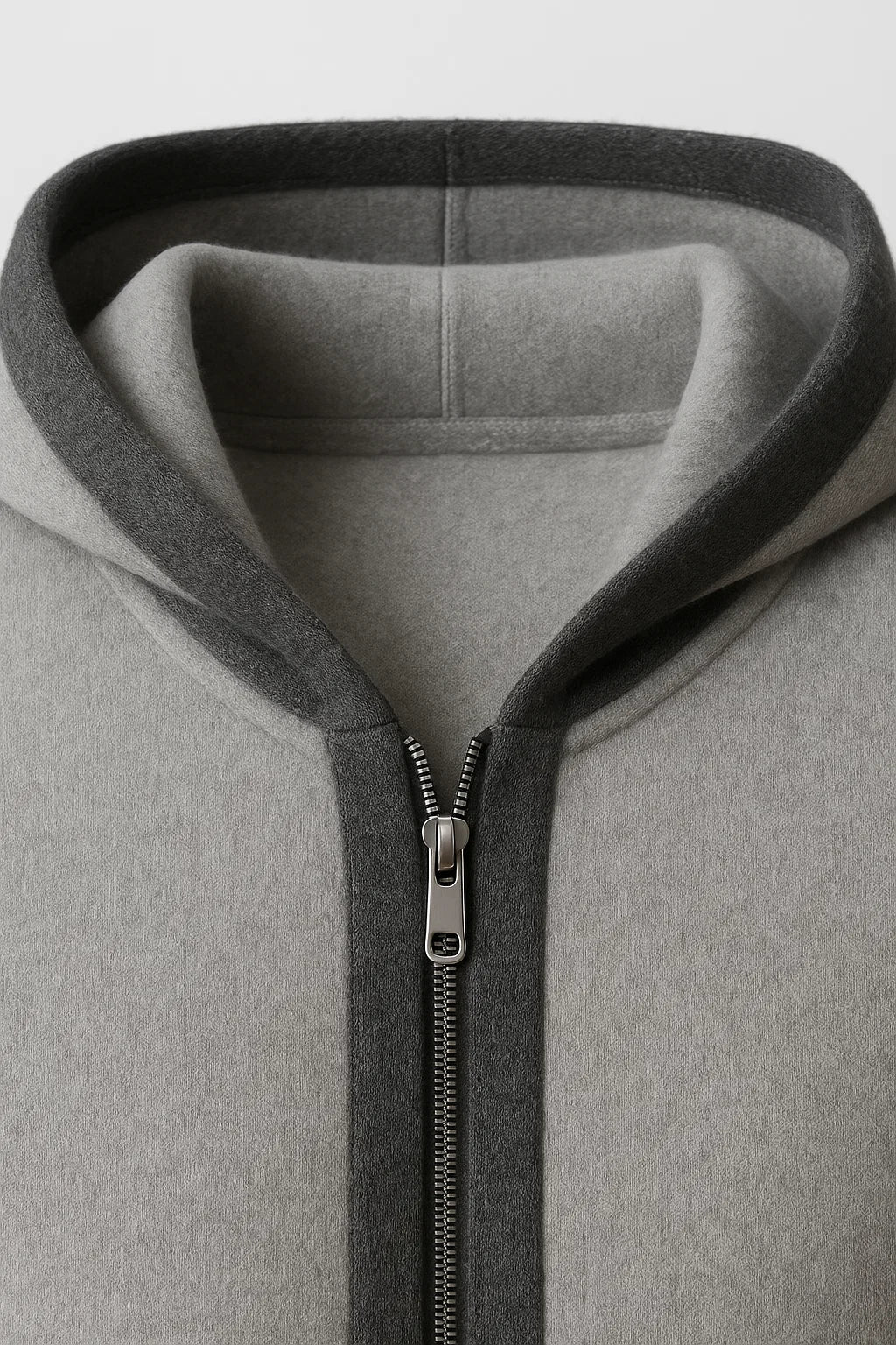 Sorano Hooded Cardigan Grey - Emiral Couture