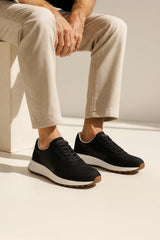 Calzatura Suede Runner Black