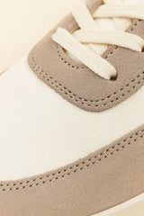 Calzatura Suede Runner White