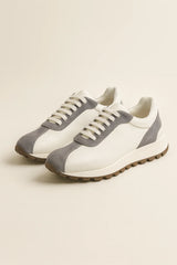 Calzatura Suede Runner Light Grey