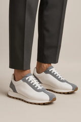 Calzatura Suede Runner Light Grey