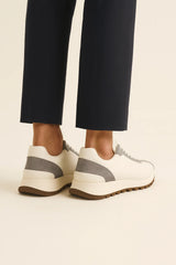 Calzatura Suede Runner Light Grey