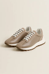 Calzatura Suede Runner Beige