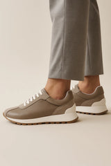 Calzatura Suede Runner Beige