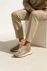 Calzatura Suede Runner Beige