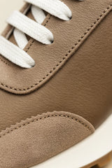 Calzatura Suede Runner Beige