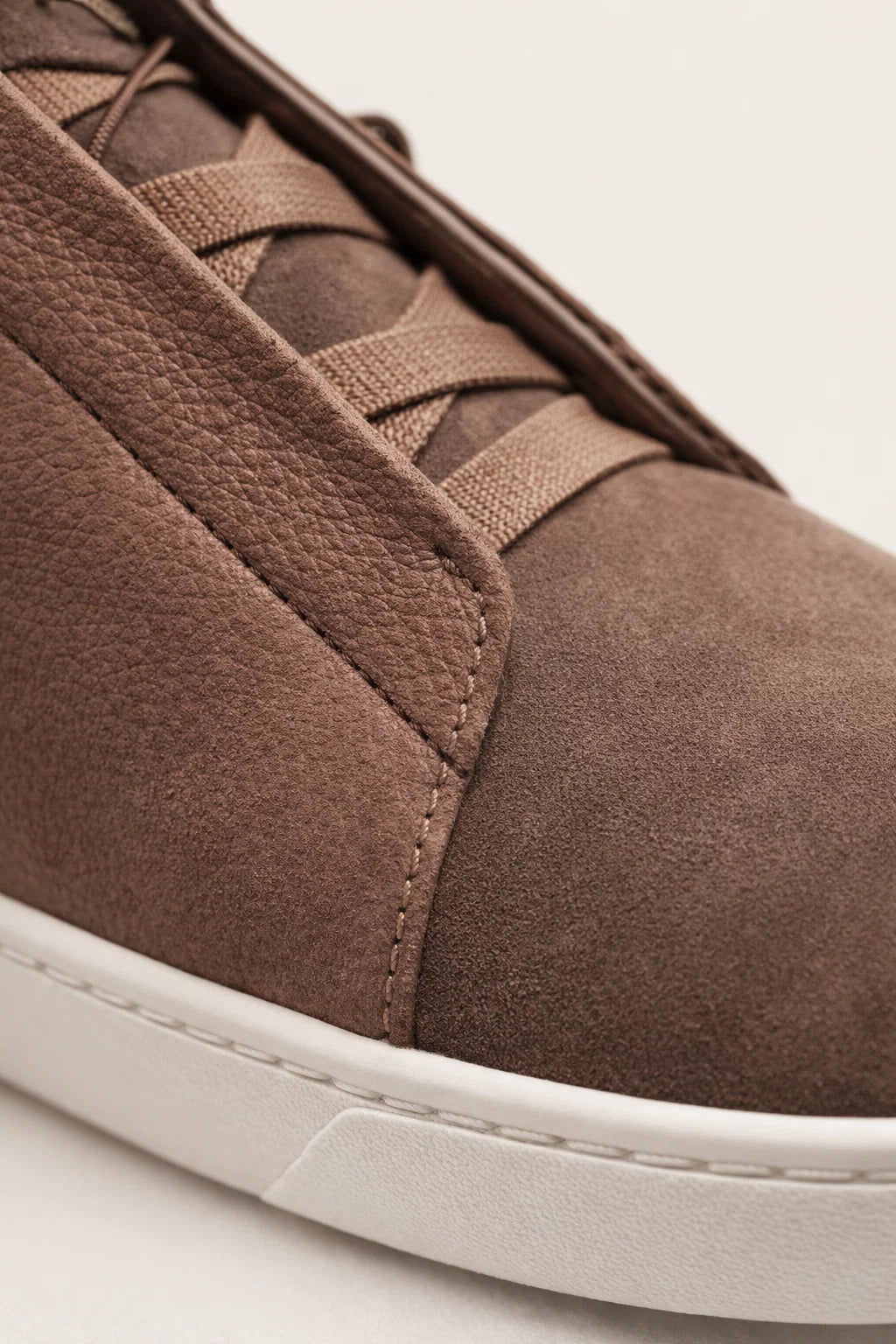 LORVANO™ Suede Sneaker – Khaki