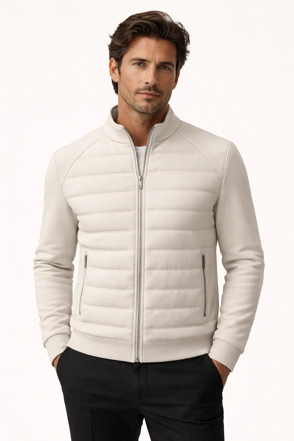 Bellori Wool Padded Jacket Ivory