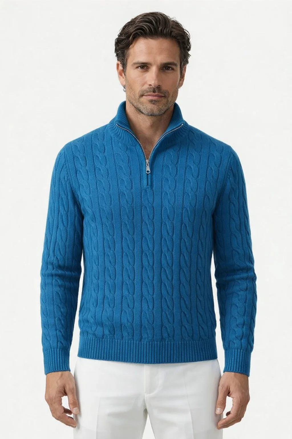 sero Cable Knit Blue